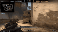 a screenshot of a video game shows a person holding a gun