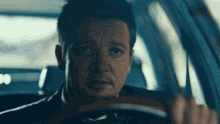 Driving Mike Mclusky GIF - Driving Mike Mclusky Jeremy Renner GIFs
