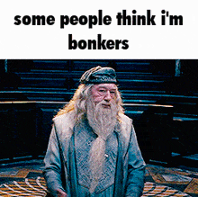 Dumbledore Bonkers GIF - Dumbledore Bonkers Dizzee Rascal GIFs
