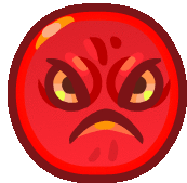 Angry Mad Sticker