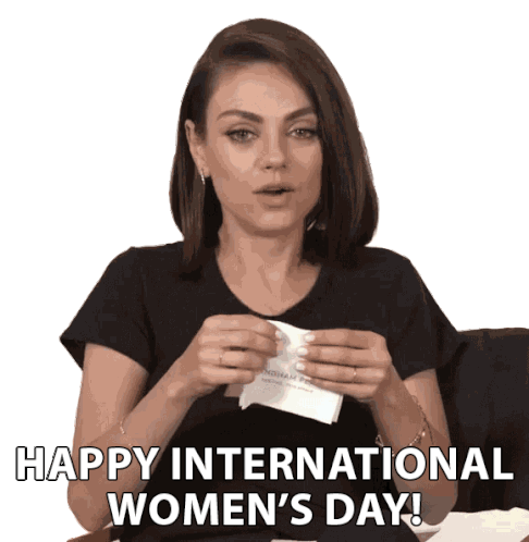 Happy International Womans Day Girl Power Sticker - Happy International Womans Day Girl Power You Go Girl Stickers