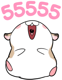555 Haha Sticker - 555 Haha Hamster Stickers