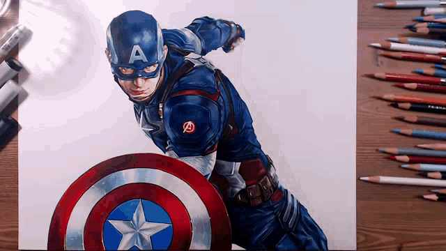 captain america Archives - Draw it, Too!