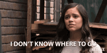 I Dont Know Where To Go Jenna Ortega GIF - I Dont Know Where To Go Jenna Ortega Ellie GIFs