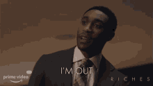 Im Out Andre Scott Clarke GIF - Im Out Andre Scott Clarke Riches GIFs