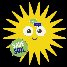 good morning save soil sun