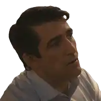 a man 's face is shown with the words keep on going below it