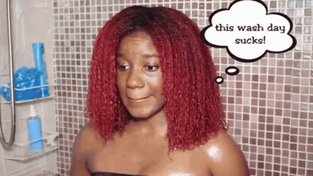 Wash Day Curly Hair GIF - Wash Day Curly Hair Shower - Discover & Share GIFs
