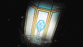 a cartoon of a girl holding a lantern with chinese writing on it