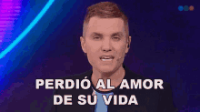 Perdio Al Amor De Su Vida Santiago Del Moro GIF - Perdio Al Amor De Su Vida Santiago Del Moro Gran Hermano GIFs