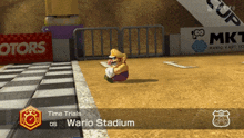 Wario Mario Kart GIF - Wario Mario Kart No Kart GIFs