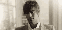 Smiling Chace Crawford GIF - Smiling Chace Crawford Gossip Girl GIFs