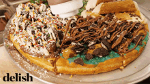 Dessert Pizza GIF - Dessert Pizza Chocolate Candy Toppings GIFs