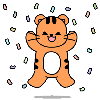 Tiger Animal Sticker - Tiger Animal Celebrate Stickers