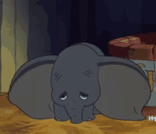 Dumbo Tear GIF - Dumbo Tear Sad GIFs