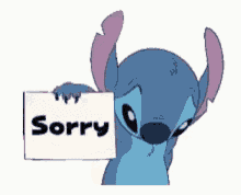 sorry stitch apologizing feeling sorry