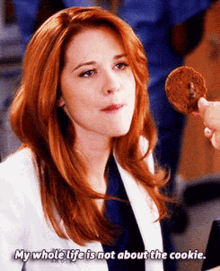 Greys Anatomy April Kepner GIF - Greys Anatomy April Kepner My Whole Life Is Not About The Cookie GIFs