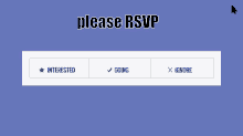 rsvp invite going facebook invitation responding to an invitation