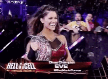 Eve Torres Wave GIF - Eve Torres Wave Wwe GIFs