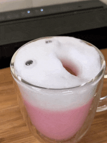 Pink Latte Screaming GIF - Pink Latte Screaming Scared GIFs