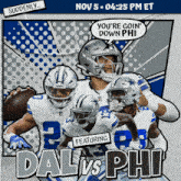 Philadelphia Eagles Vs. Dallas Cowboys Pre Game GIF - Nfl National Football League Football League GIFs