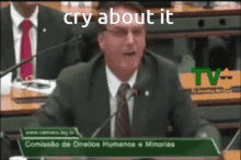 Cry About It Meme GIF - Cry About It Meme Bolsonaro GIFs
