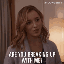 Are You Breaking Up With Me Break Up GIF - Are You Breaking Up With Me Break Up Confirm GIFs