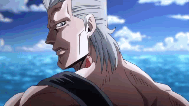 Polnareff Jojo GIF - Polnareff Jojo Bizarre - Discover & Share GIFs