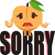 sorry peach life joypixels apologize forgive me