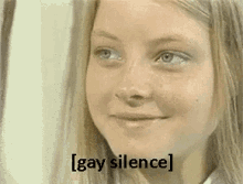 Gay Silence Jodie Foster GIF - Gay Silence Jodie Foster GIFs