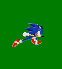 Sonic Run GIF - Sonic Run In A Hurry GIFs