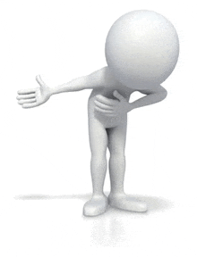 a 3d man is standing with his hands outstretched and giving a thumbs up sign .