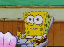 Spongebob Squarepants Nervous GIF - Spongebob Squarepants Nervous Exam GIFs