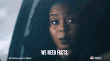 We Need Facts Sergeant Ayanna Bell GIF - We Need Facts Sergeant Ayanna Bell Law And Order Organized Crime GIFs
