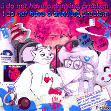 a poster that says i do not have a drinking problem and i do not have a drinking problem