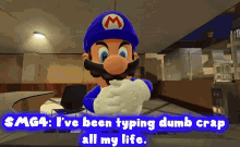 Smg4 Typing GIF - Smg4 Typing Mario GIFs