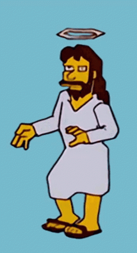 Jesus Dancing GIF - Jesus Dancing Simpsons - Discover & Share GIFs