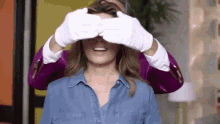 Cover Your Eyes Surprise GIF - Cover Your Eyes Surprise Ta Da GIFs