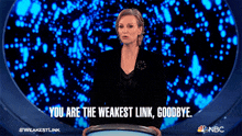 You Are The Weakest Link Goodbye Jane Lynch GIF - You Are The Weakest Link Goodbye Jane Lynch Weakest Link GIFs