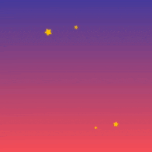 a pink and purple background with arabic writing and stars