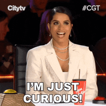 I'M Just Curious Lilly Singh GIF - I'M Just Curious Lilly Singh Canadas Got Talent GIFs