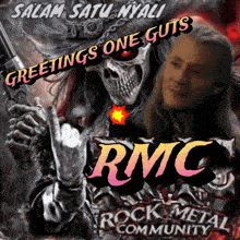 greetings one guts rmc rock metal community logo