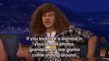 Keeping Things To An Afro GIF - Blake Anderson Workaholics Conan GIFs