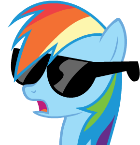 rainbow dash sunglasses wallpaper