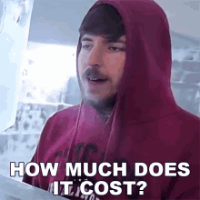 How Much Does It Cost Mr Beast GIF - How Much Does It Cost Mr Beast Expense GIFs