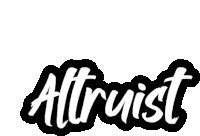 Altruist Sticker - Altruist Stickers