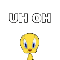 Uh Oh Pájaro Piolín Sticker - Uh Oh Pájaro Piolín Looney Tunes Stickers