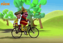 riding a bicycle motu patlu yamraj bicycle