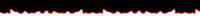 a red and white waveform on a black background .