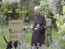 cat cassock dean of canterbury cat disappearing ooh vicar